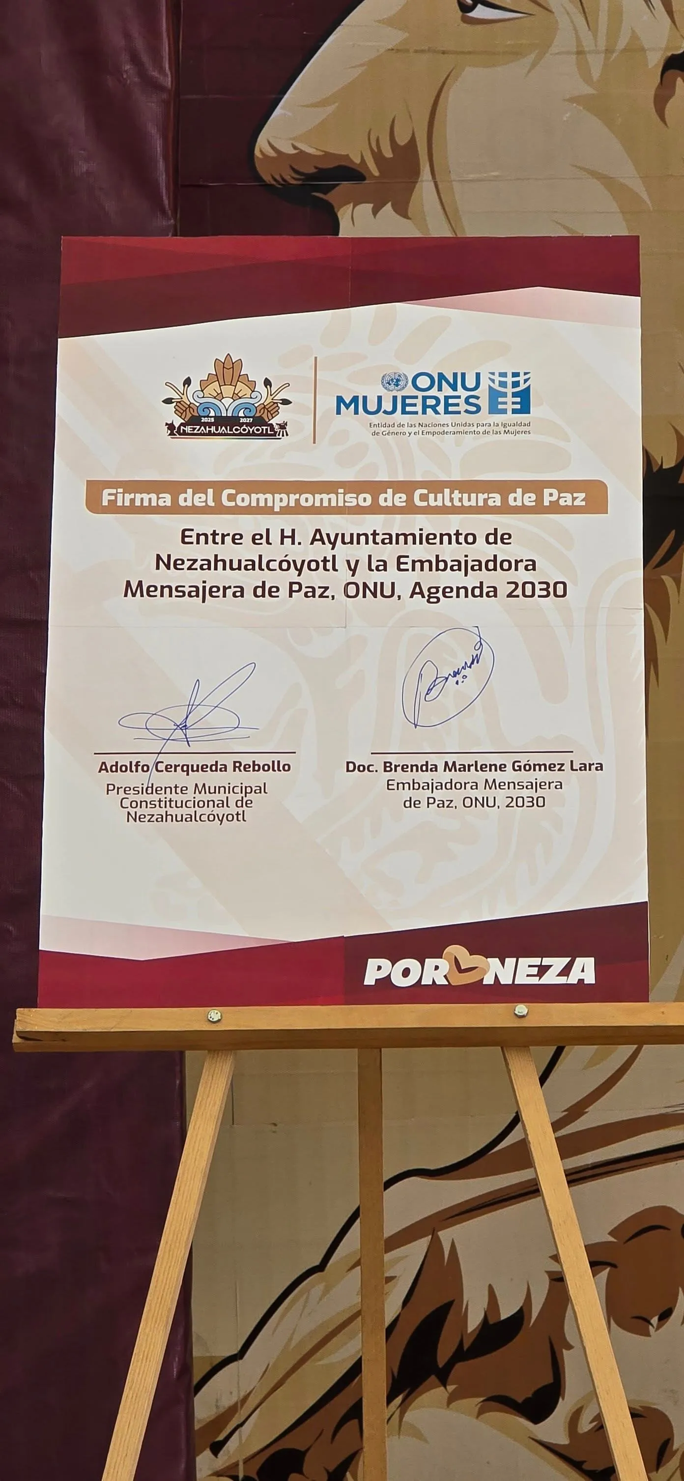 Este fue el convenio que se firmó con la falsa embajadora / Redes Sociales