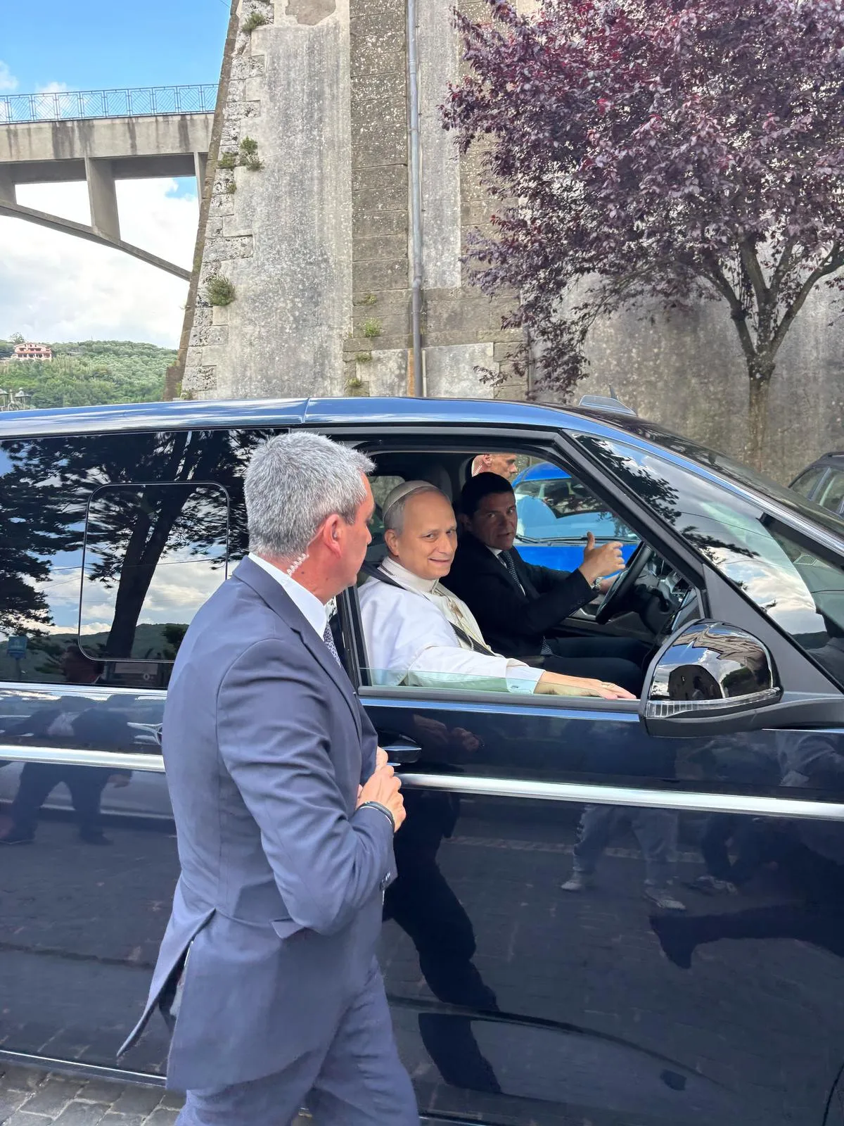 El papa León XIV viajó a un santuario al sur de Roma / FB: @vaticannews.es