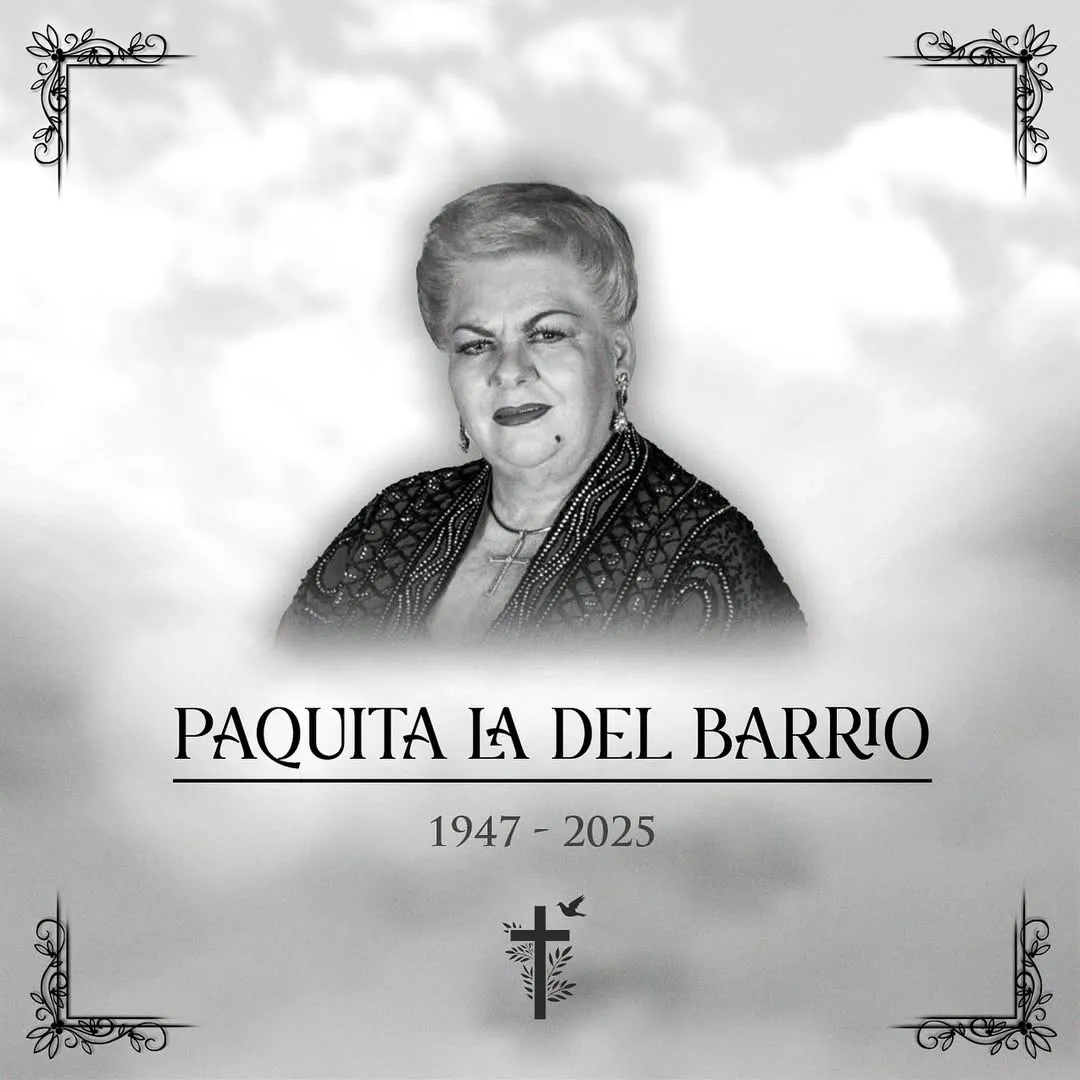 Los restos de Paquita la del Barrio estarán presentes en la CDMX / IG: @paquitaoficialb