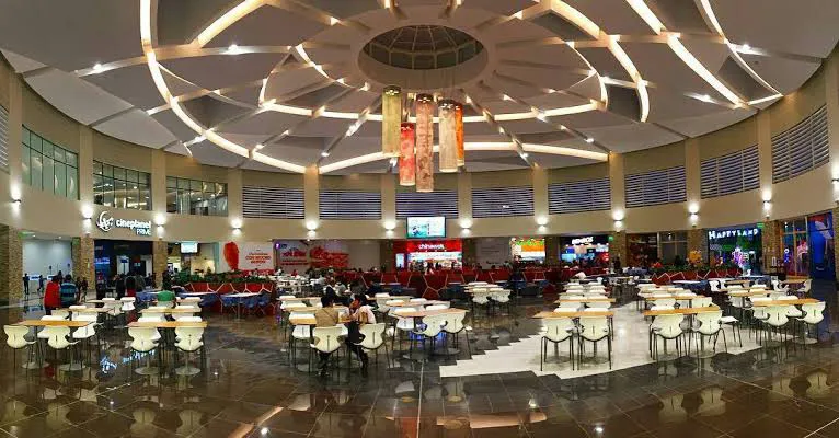 La zona de comida así lucía antes de la tragedia / Redes Sociales