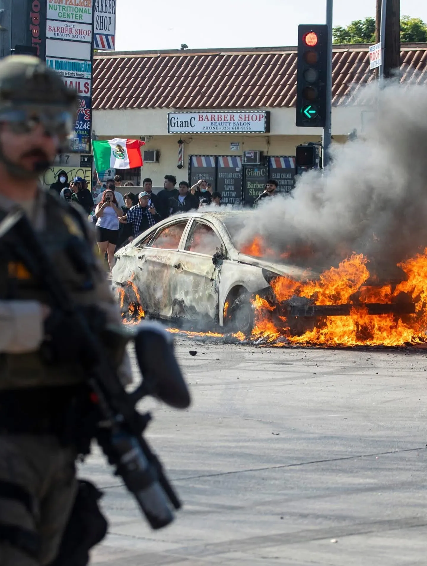 Las redadas contra migrantes continúan en Los Ángeles / Redes Sociales