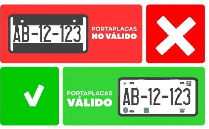 Así es cómo deben de ir las placas en los vehículos / Redes Sociales