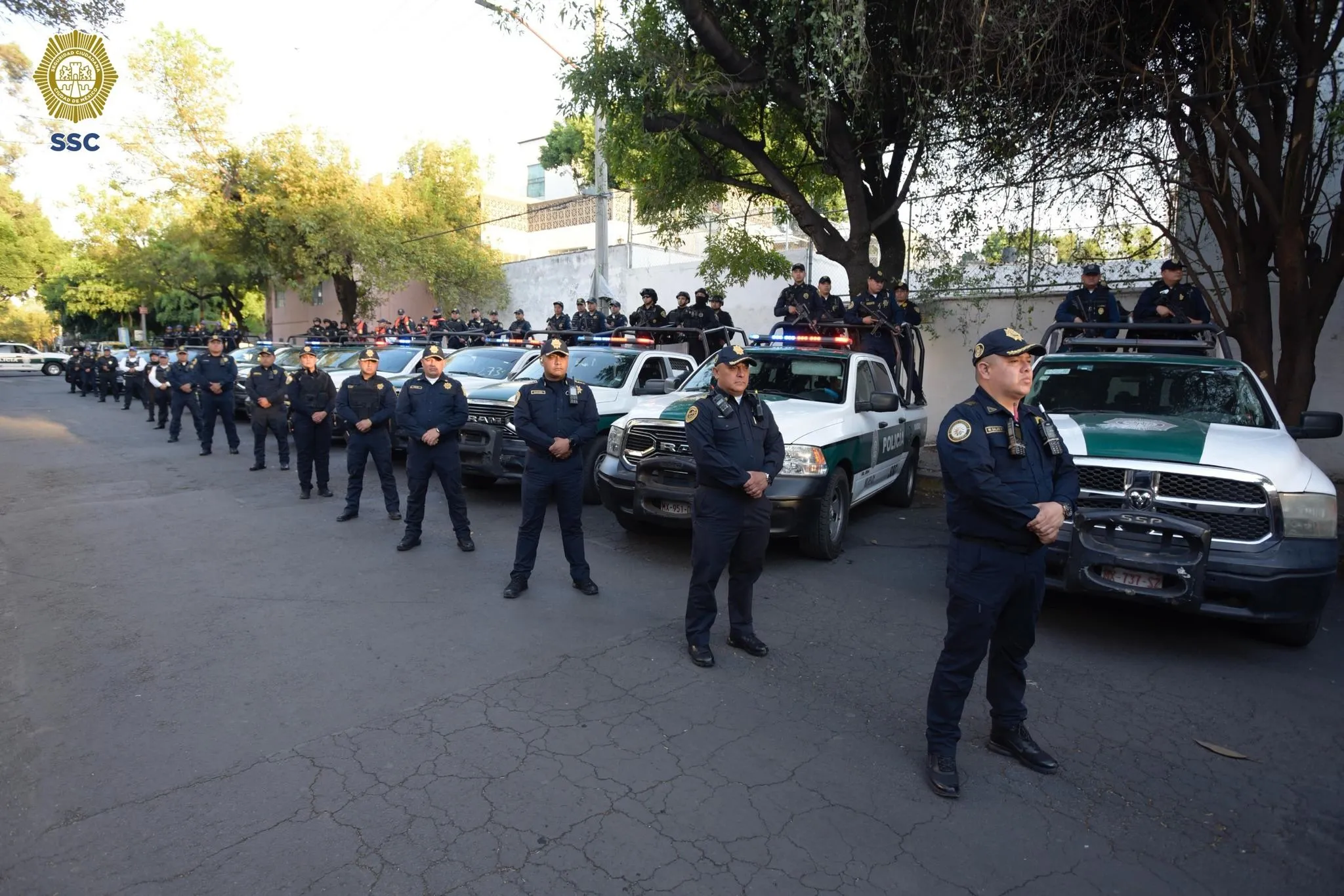 El operativo se realizará por tierra y aire / FB: @PoliciaCDMX