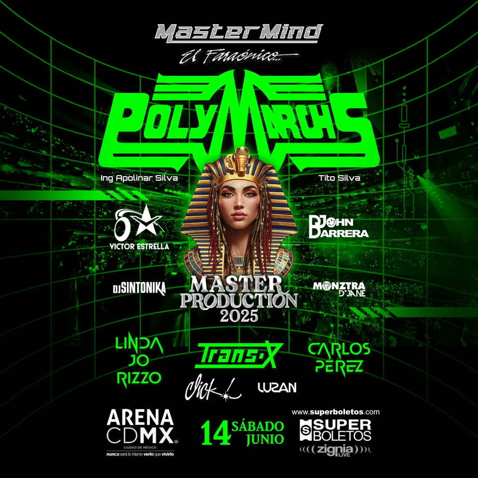 Polymarchs se estará presentando en la Arena Ciudad de México / FB: @polymarchs