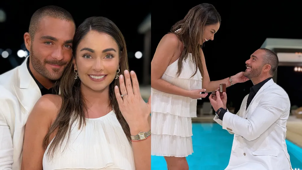 La pareja se comprometió hace tres semanas / FB: @claudia3martin