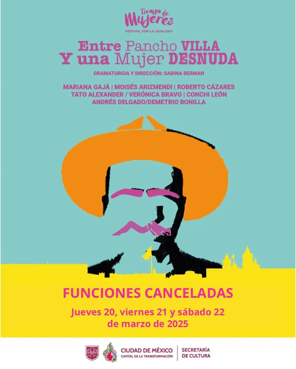 Las fechas de la obra de teatro quedaron canceladas / Redes Sociales