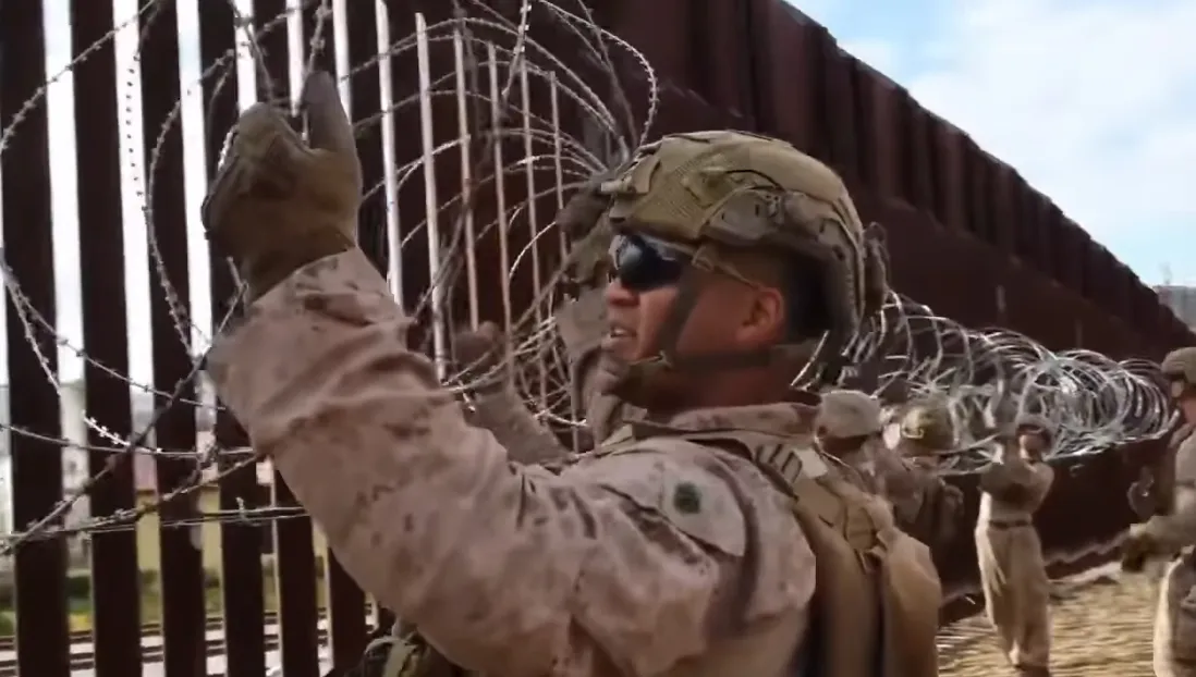 Los marines solo apoyan en tareas de prevensión pues no pueden detener personas / Redes Sociales