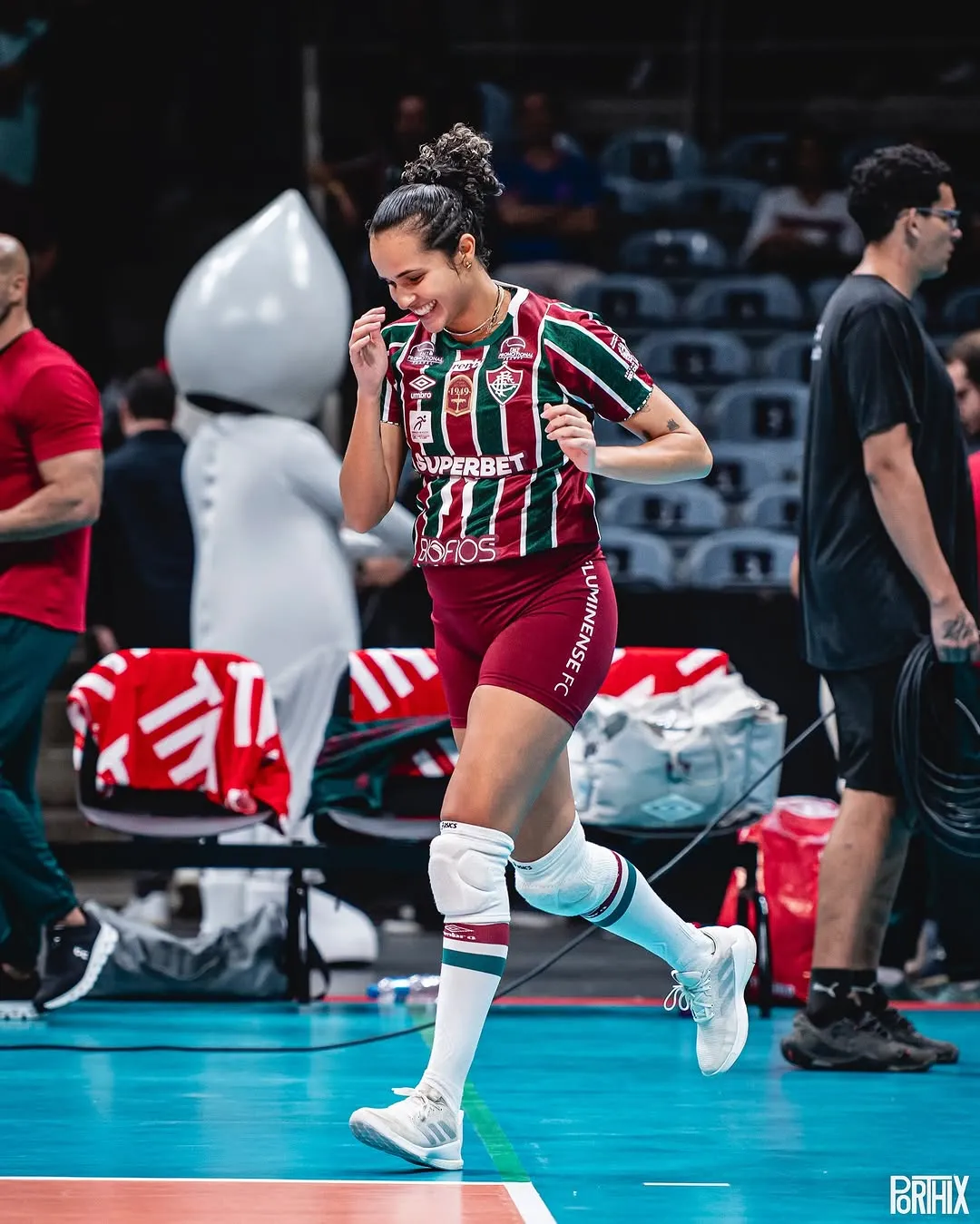 Heldes tuvo actividad pese a su embarazo