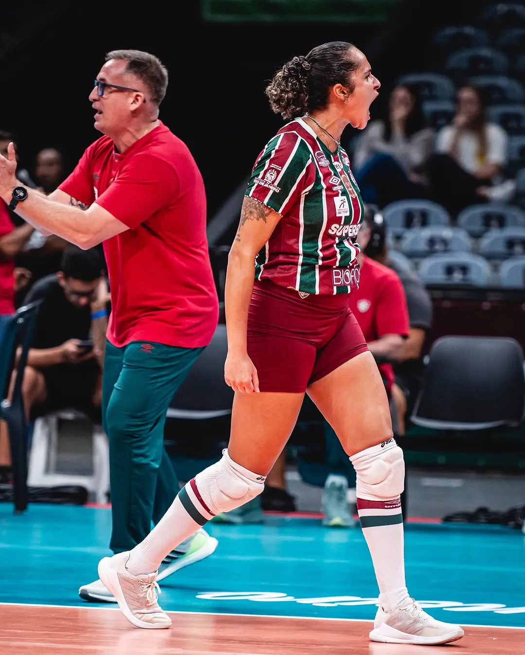 La jugadora se hizo viral por su embarazo