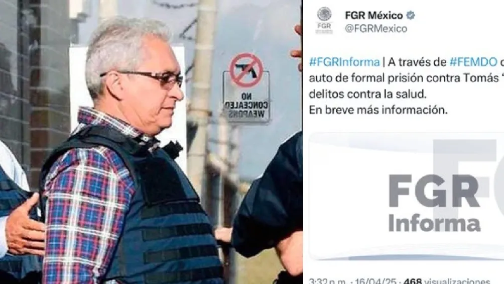 En México es acusado por delitos en contra de la salud/X