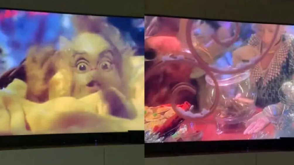 La escena ha causado polémica en redes sociales. | Captura de pantalla.