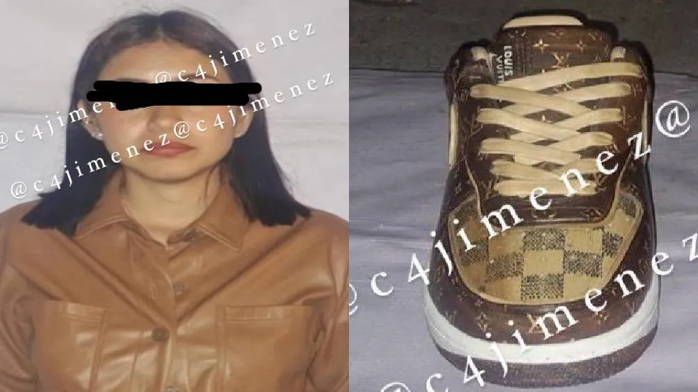 La presunta ladrona tendría solo 18 años/X