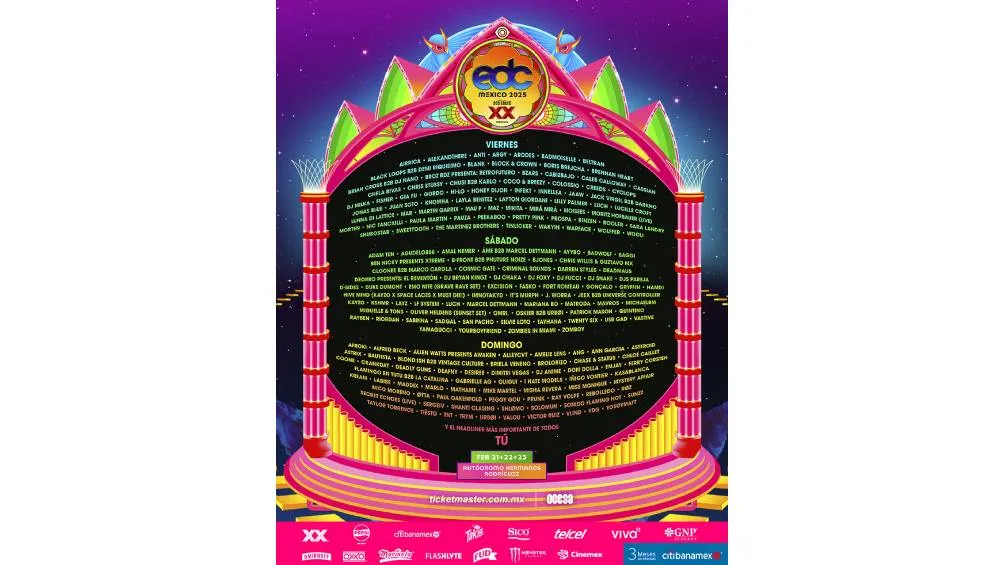 Entre los artistas que se presentarán en el EDC: Martin Garrix, Solomun. / EDC México