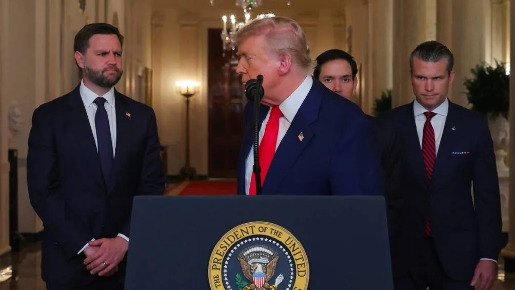 &quot;IRÁN DEBE AHORA ACEPTAR TERMINAR ESTA GUERRA&quot; dijo el Presidente Donald Trump. | AP