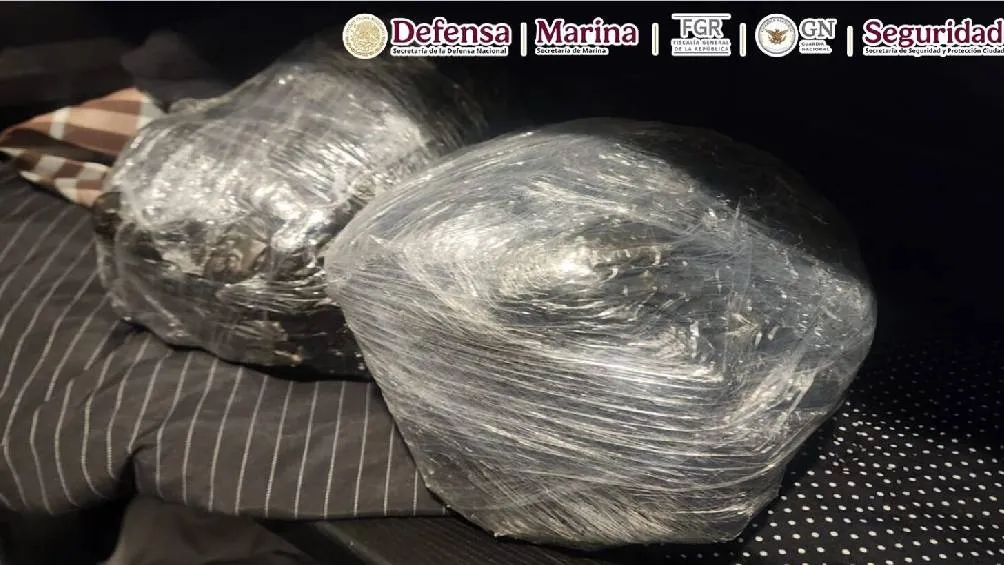 &quot;El Chino&quot; fue detenido con un arma y cuatro cartuchos, así como drogas como metanfetamina y marihuana. | DEFENSA