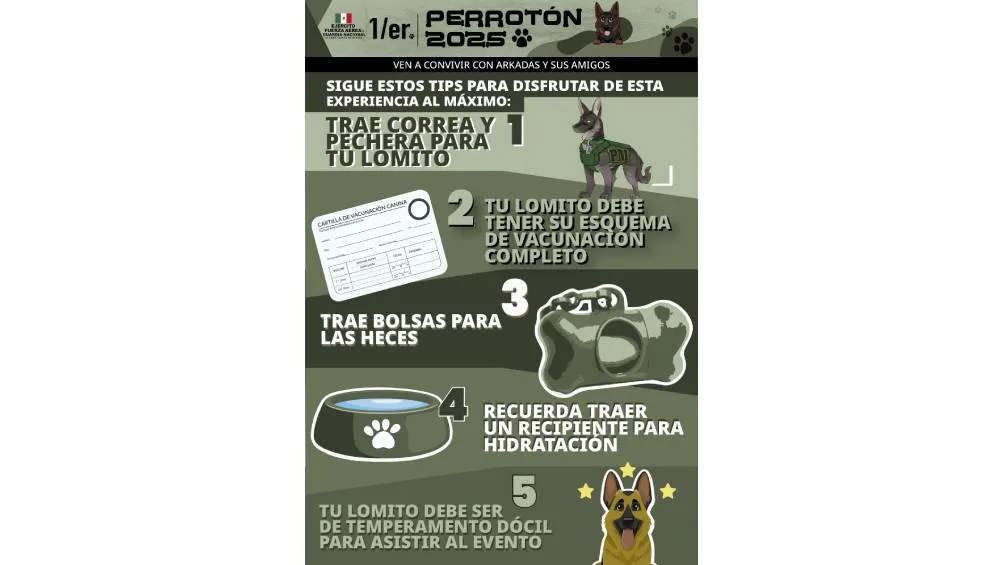 El acceso será a las 07:00 horas y el evento comenzará a las 09:00 horas. | SEDENA