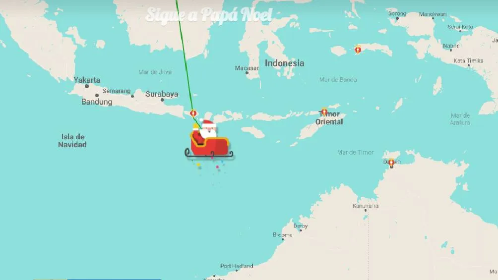 El mapa interactivo proporciona información sobre su ubicación actual.| Captura de pantalla