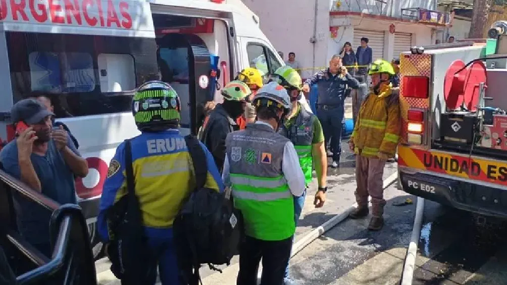 Según Protección Civil, el incidente fue provocado por la acumulación de gas de un tanque con fuga. / @SGIRPC_CDMX