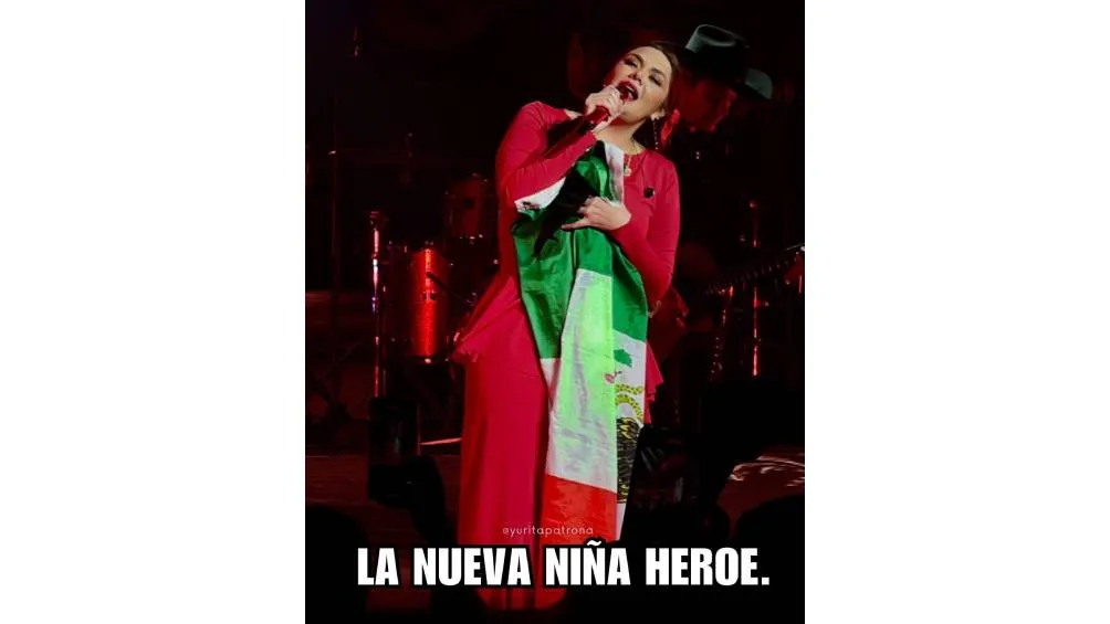 En redes sociales elogiar la valentía de Yuridia. / @Joven_Ulises