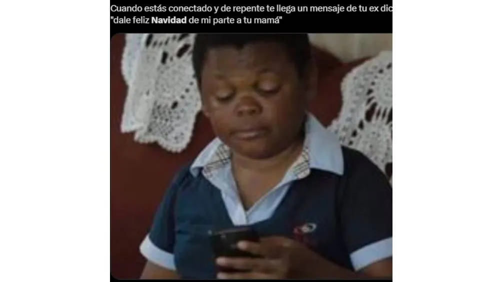 Los memes de ex parejas no pueden faltar en Navidad. | RS