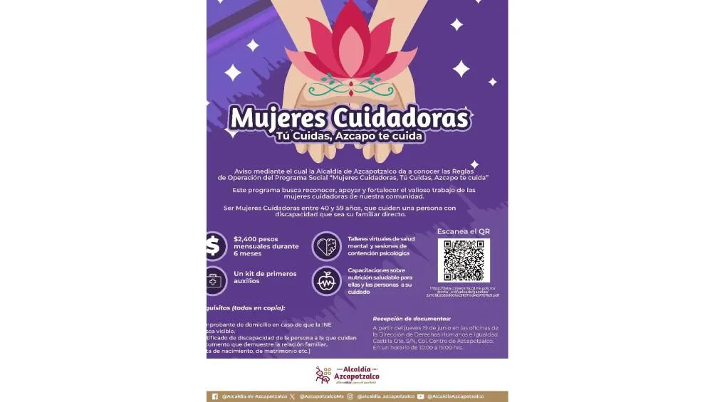 Este plan busca visibilizar y valorar el trabajo no remunerado que muchas mujeres realizan dentro del hogar. / Azcapotzalco