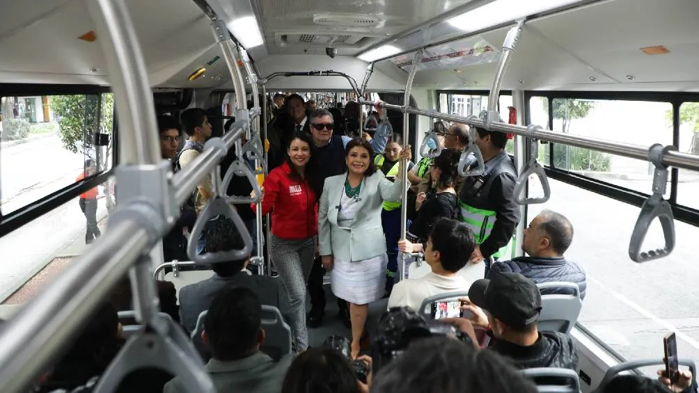 Las nuevas unidades son parte de la Linea 1 del Metrobús de la CDMX. / X:ClaraBrugadaM