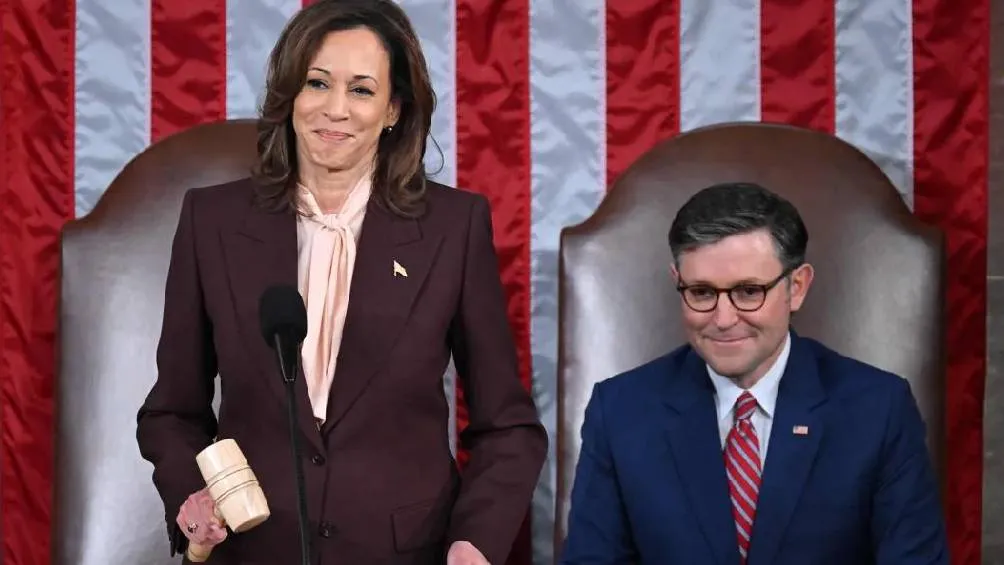 Kamala Harris presidió la sesión. | ABC