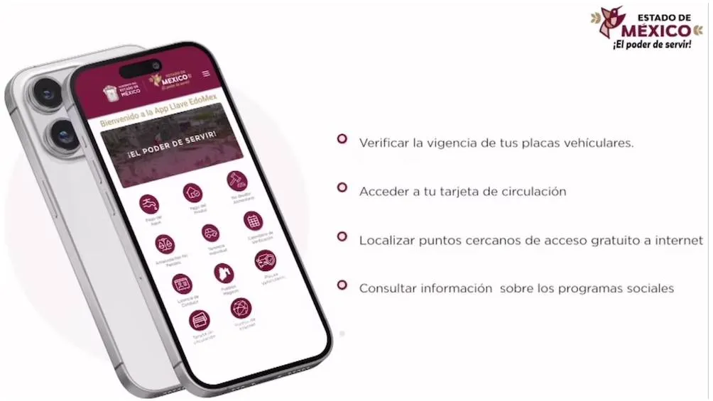 Llave Edomex es una aplicación móvil diseñada para optimizar la interacción de los ciudadanos del Estado de México. | EDOMEX
