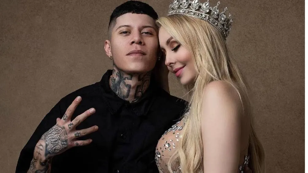 La tensión entre Maya Nazor y el rapero Santa Fe Klan aumenta debido a las acusaciones de él, quien afirma que ella le impide ver a su hijo.| IG