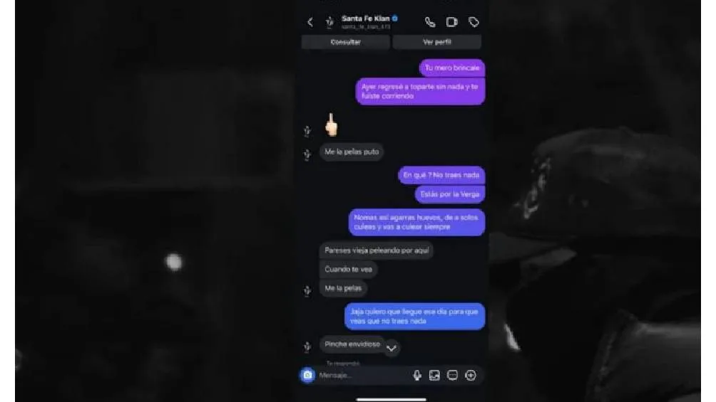 El rapero compartió una captura de pantalla en el video musical. | Captura de pantalla
