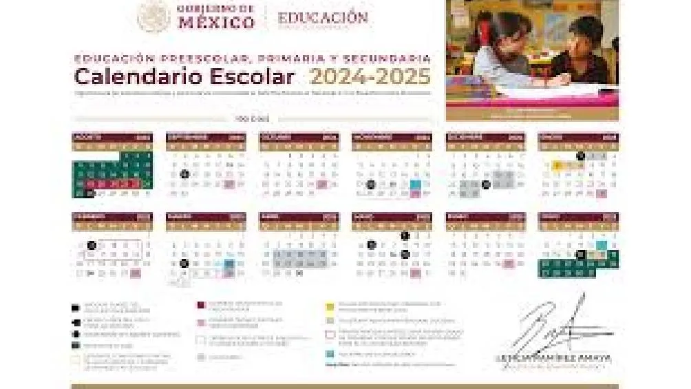El calendario oficial de la SEP y los días de descanso obligatorio. | SEP