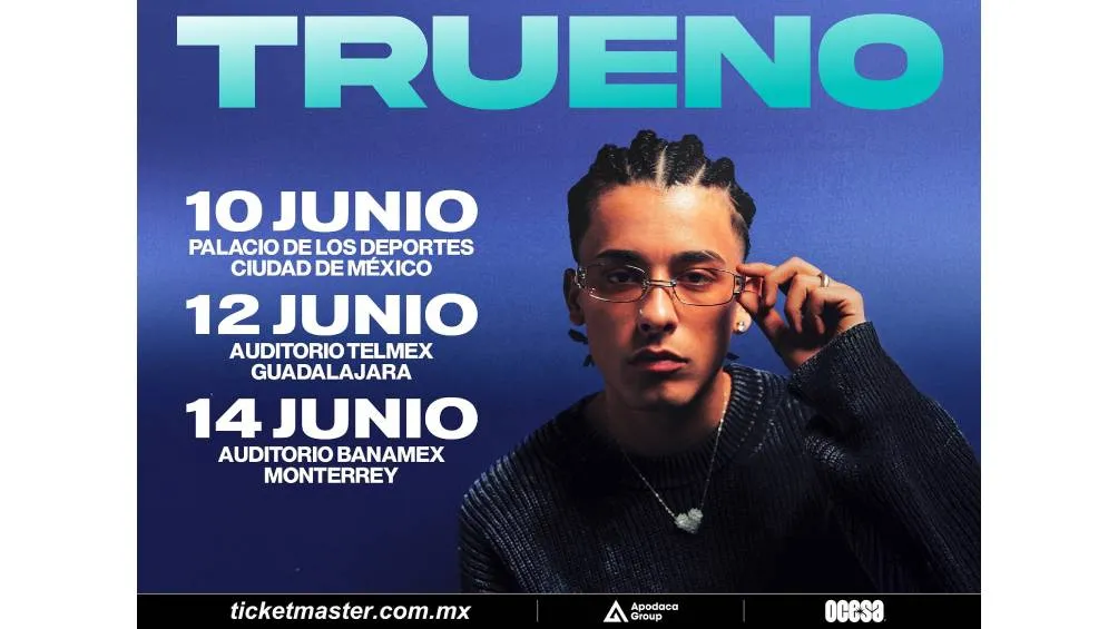 Trueno, el destacado rapero argentino, llevará a cabo una gira de conciertos en México. | OCESA