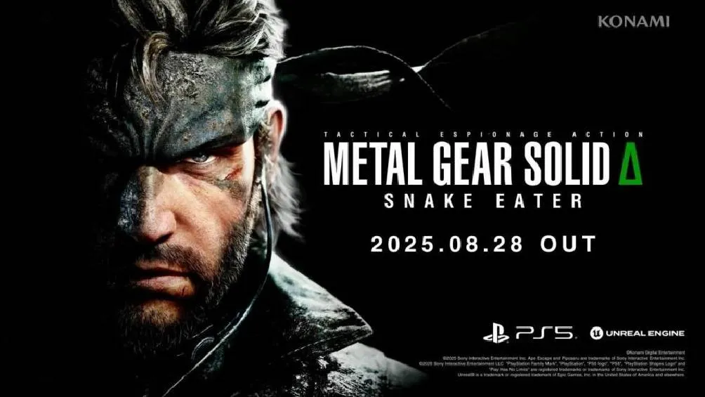 El remake de Metal Gear Solid 3, titulado Metal Gear Solid Delta: Snake Eater, podría ser lanzado el 28 de agosto de 2025. | X