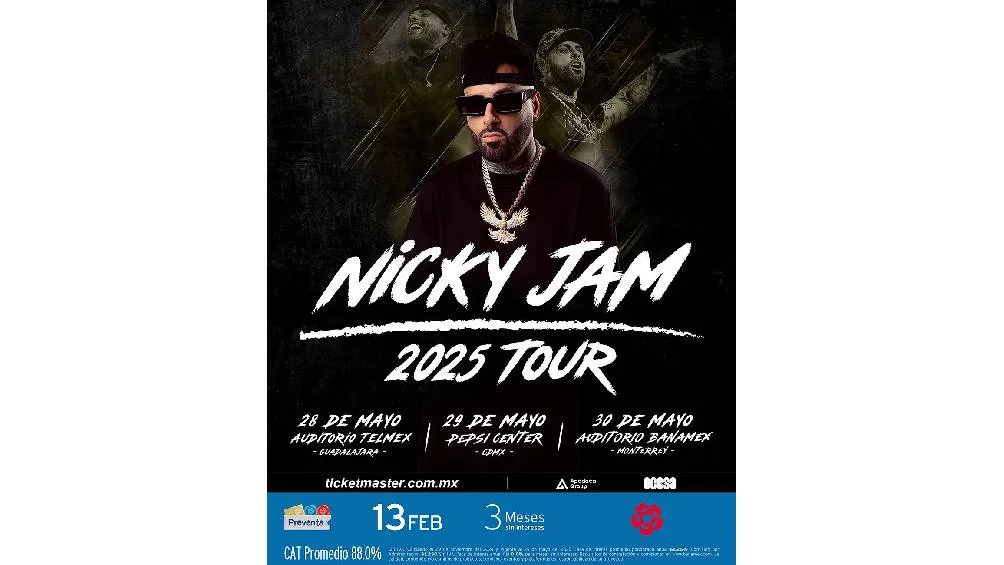 El cantante confirma sus 3 conciertos en México. / OCESA