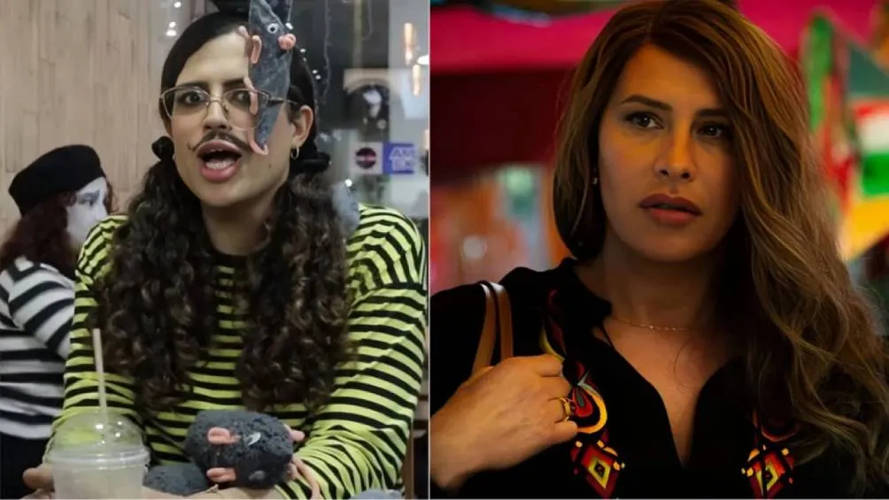 "Johanne Sacreblu", un cortometraje de Camila D. Aurora que parodia "Emilia Pérez". / RS