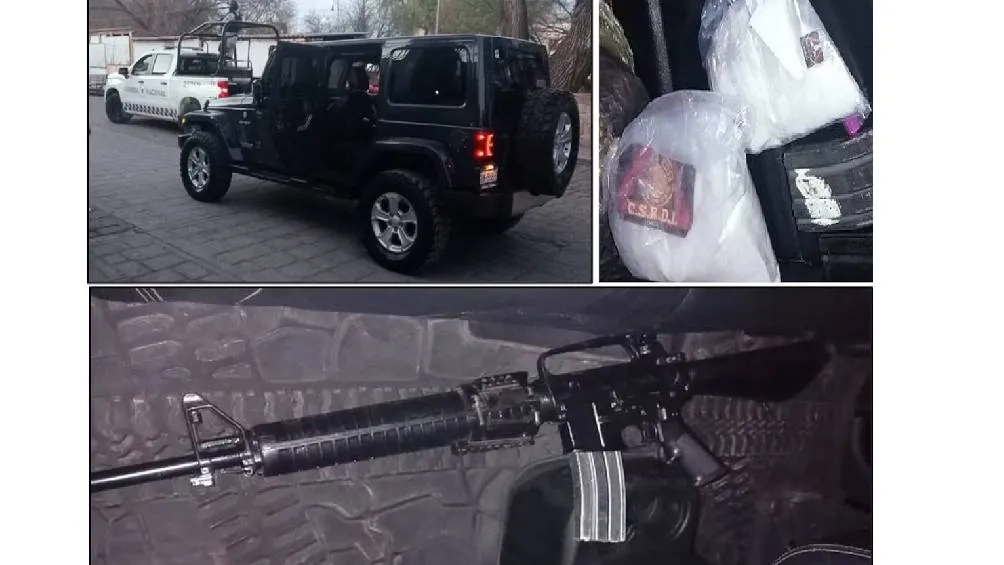 Al individuo se le confiscaron un kilo de metanfetaminas,armas y cartuchos.