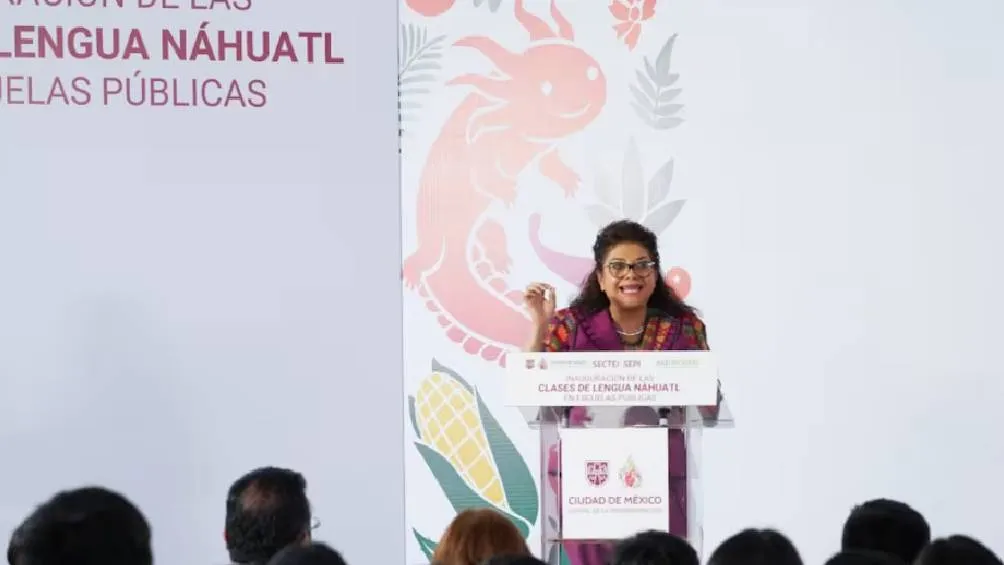 Clara Brugada Molina, jefa de gobierno de la Ciudad de México, enfatizó la relevancia de que los estudiantes se eduquen sobre la historia. / Gobierno de México