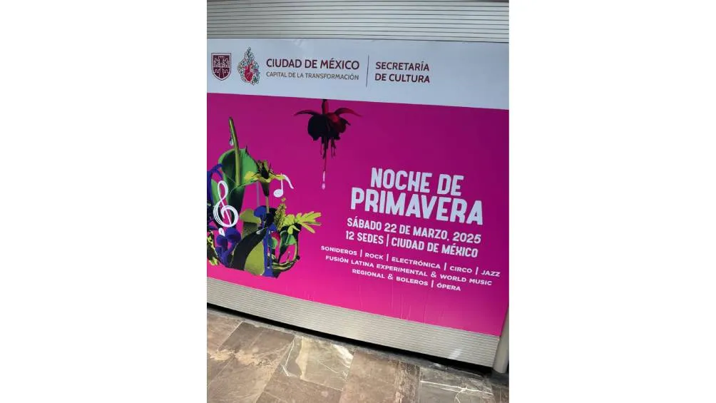 El festival Noche de Primavera 2025 se llevará a cabo en 12 sedes de la Ciudad de México. / Chiango