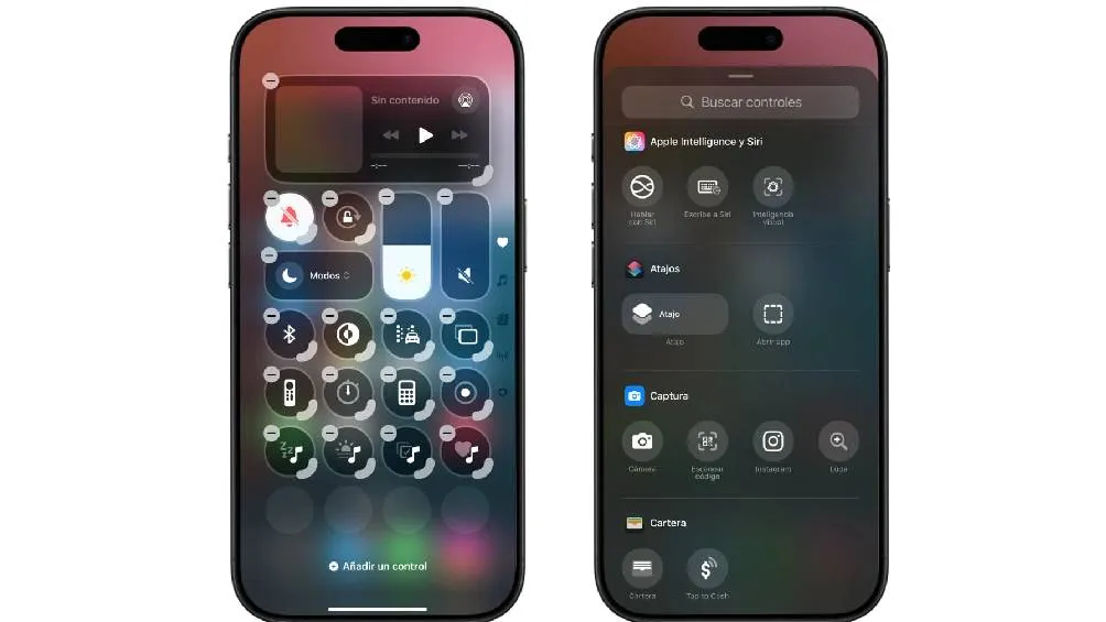 El Centro de Control ha sido mejorado en la nueva beta, incorporando una sección de Apple Intelligence. / X