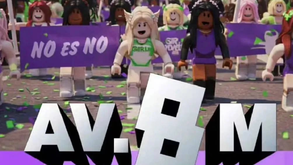 El 8 de marzo, Día Internacional de la Mujer, se llevará a cabo una marcha digital en la plataforma de videojuegos Roblox. / RS