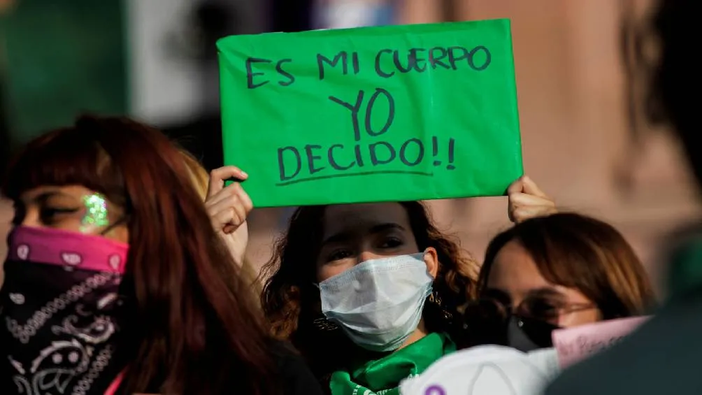 El color verde en la marcha del 8M significa la lucha por el derecho al aborto./ The Washington Post