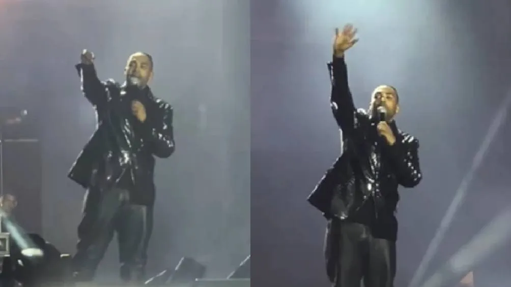 El cantante Don Omar tuvo un momento tenso en su concierto en el Autódromo de Cancún./ Captura de pantalla