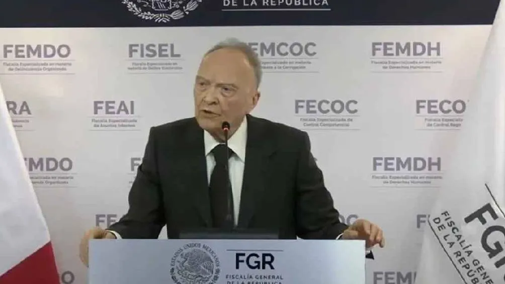 El fiscal General, Alejandro Gertz Manero, informó que la Fiscalía de Estado de Jalisco cometió varias omisiones en la investigación del rancho Izaguirre. / Captura de pantalla