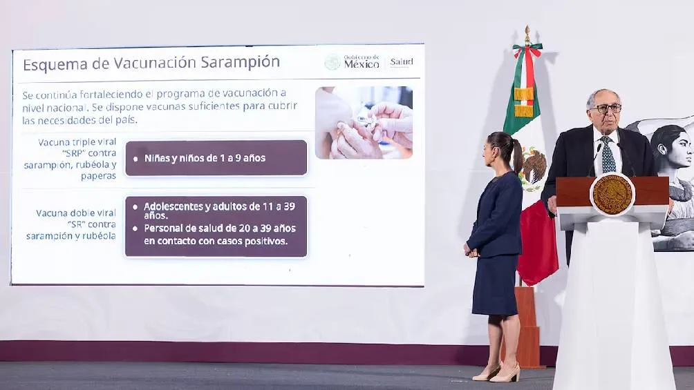 La vacunación se llevará conforme un esquema. / Gobierno de México