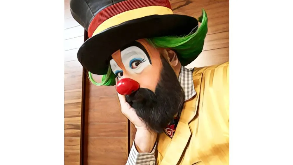 El payaso se volvió tendencia en redes sociales. / X
