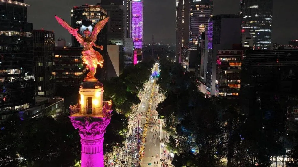 El 29 de marzo, de 19:00 a 23:00 horas, 20 kilómetros de calles en CDMX se cerrarán para el Paseo Nocturno de Primavera 2025. / X: Ecobici