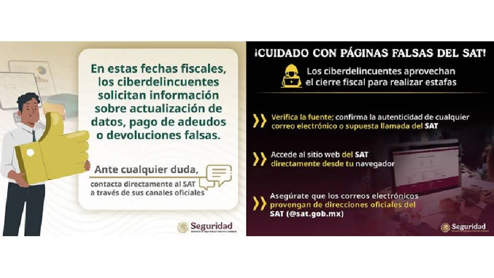 La SSPC y el SAT recomiendan a los contribuyentes verificar la autenticidad. / SSPC
