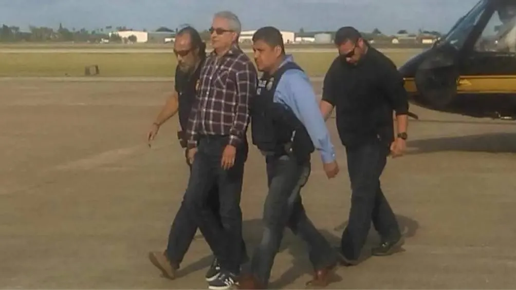 Tomás Yarrington Ruvalcaba, exgobernador de Tamaulipas, fue deportado por Estados Unidos y entregado a las autoridades mexicanas. / X