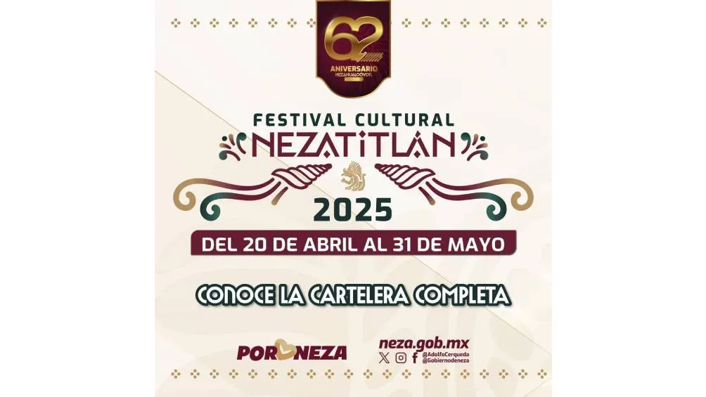 La entrada al Festival Cultural Nezatitlán 2025 es gratuita, y se sugiere llegar temprano para asegurar un buen lugar./ FB