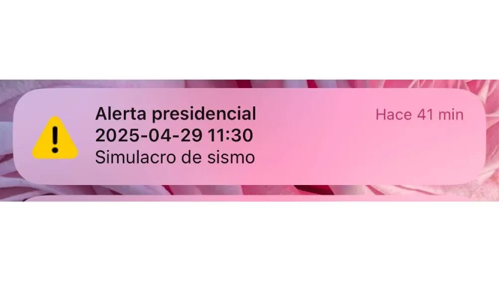 Usuarios reportan que ahora sí sonó la alerta sísmica. / Captura de pantalla